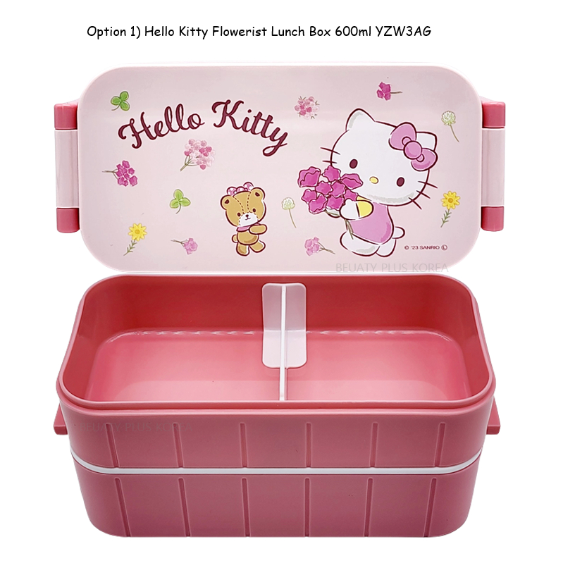 Hộp Đựng Cơm Trưa 600ml Kèm Đũa Hình hello kitty / kuromi / Bộ Sưu Tập kuromi yzw3ag