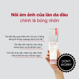 Sữa Rửa Mặt Cho Da Dầu Mụn Alcalescent Làm Sạch Sâu Lỗ Chân Lông Kiềm Dầu 135ml ENCA
