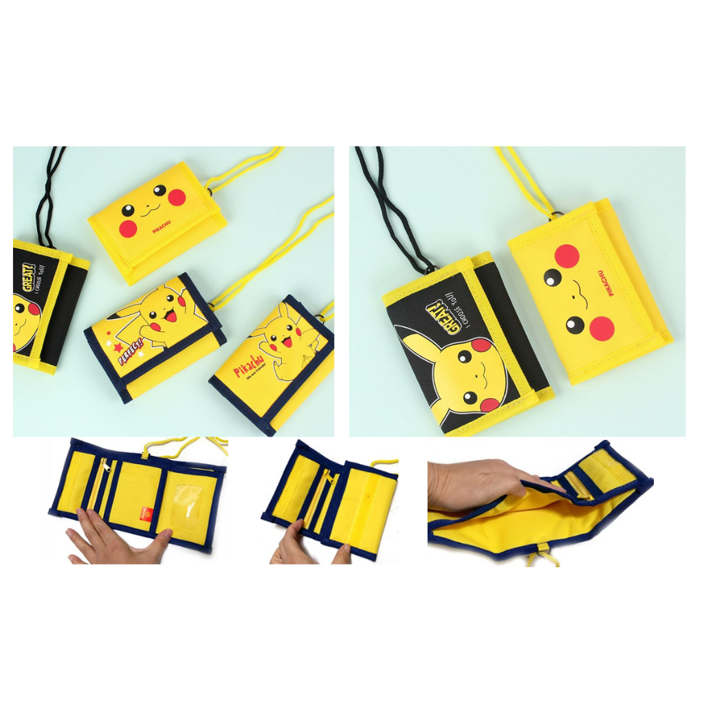 Ví Khóa Dán Hình Pikachu Đáng Yêu