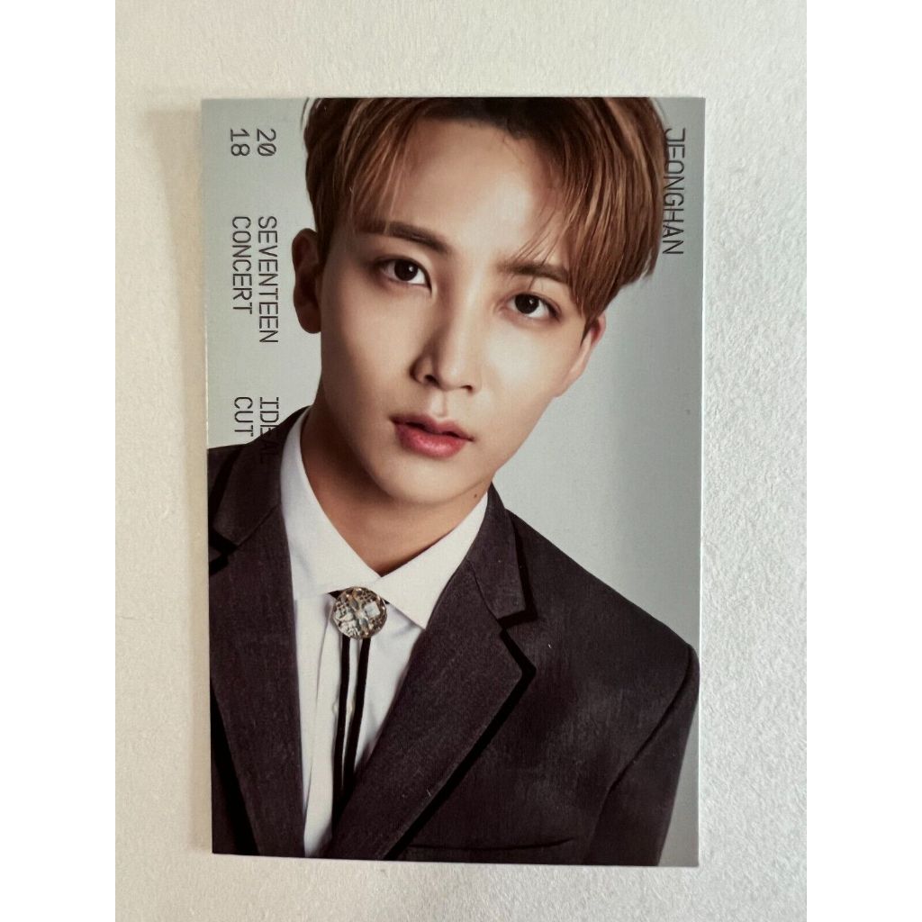 Seventeen 2018 Concert Ideal Cut Official Photocard