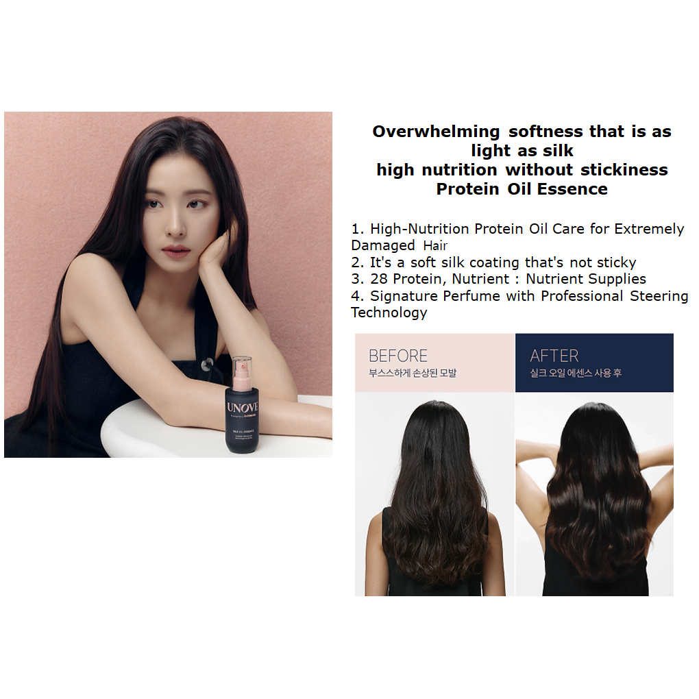 [UNOVE] Tinh chất dầu lụa 70ml Hoa dịu dàng, Cánh hoa ấm áp