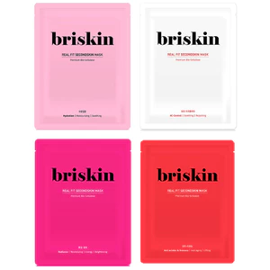 Briskin SOS Real Fit Second Skin Sheet Mask packs Trắng, Hồng, HotPink, Đỏ