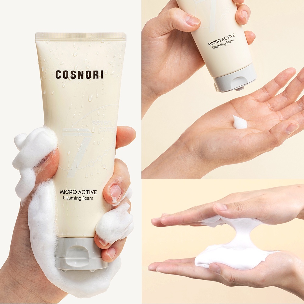 Sữa Rửa Mặt Tạo Bọt Cosnori Micro Active Cleansing Foam Dùng Được Cho Da Nhạy Cảm Mọi Loại Da 150ML