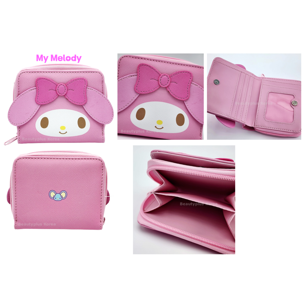 [Sanrio] Ví Mặt Cinnamoroll / Kuromi / My Melody / Pochacco