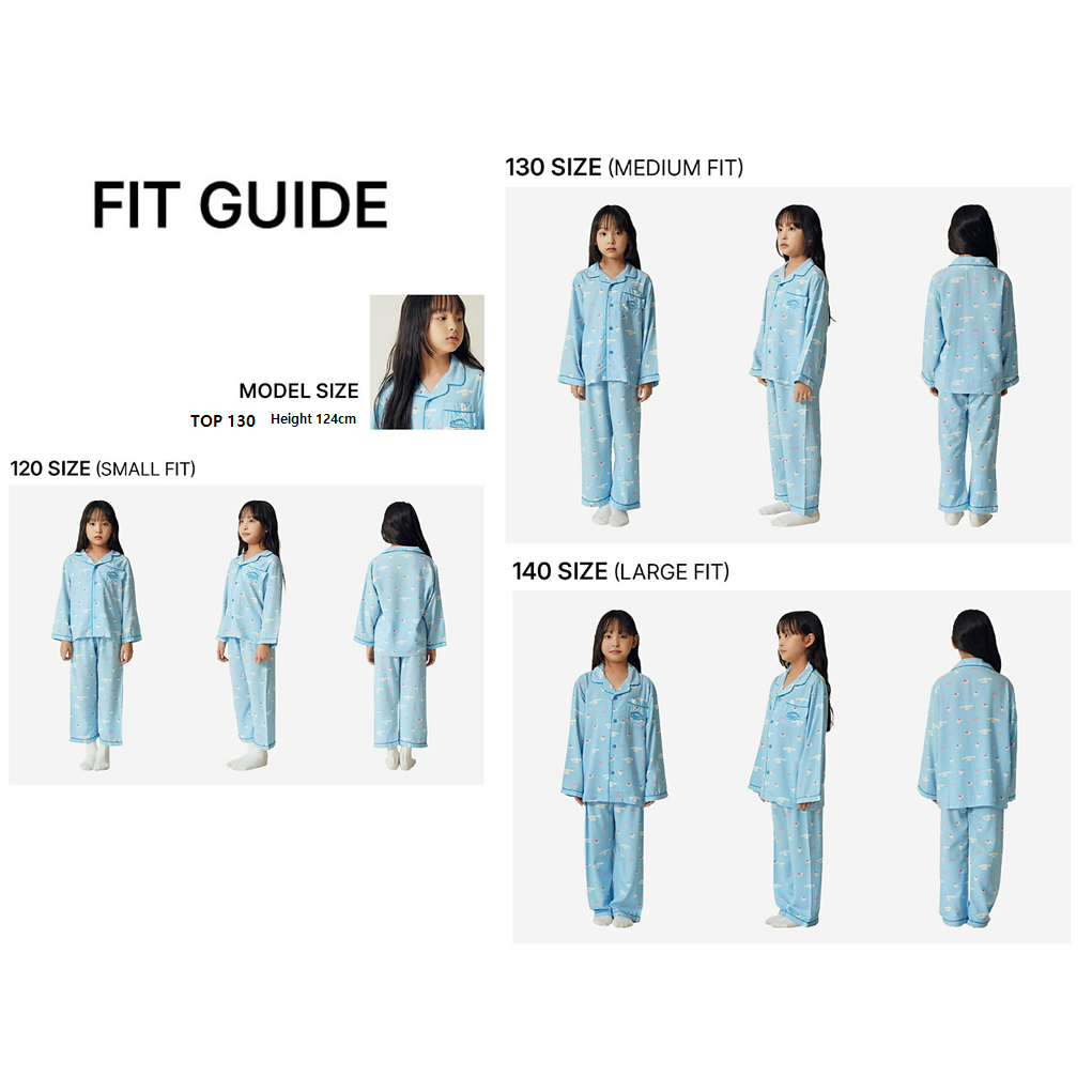 SPAO Bộ Đồ Ngủ Tay Dài In Hình Pokemon Đáng Yêu Cho Bé 120 / 130 / 140