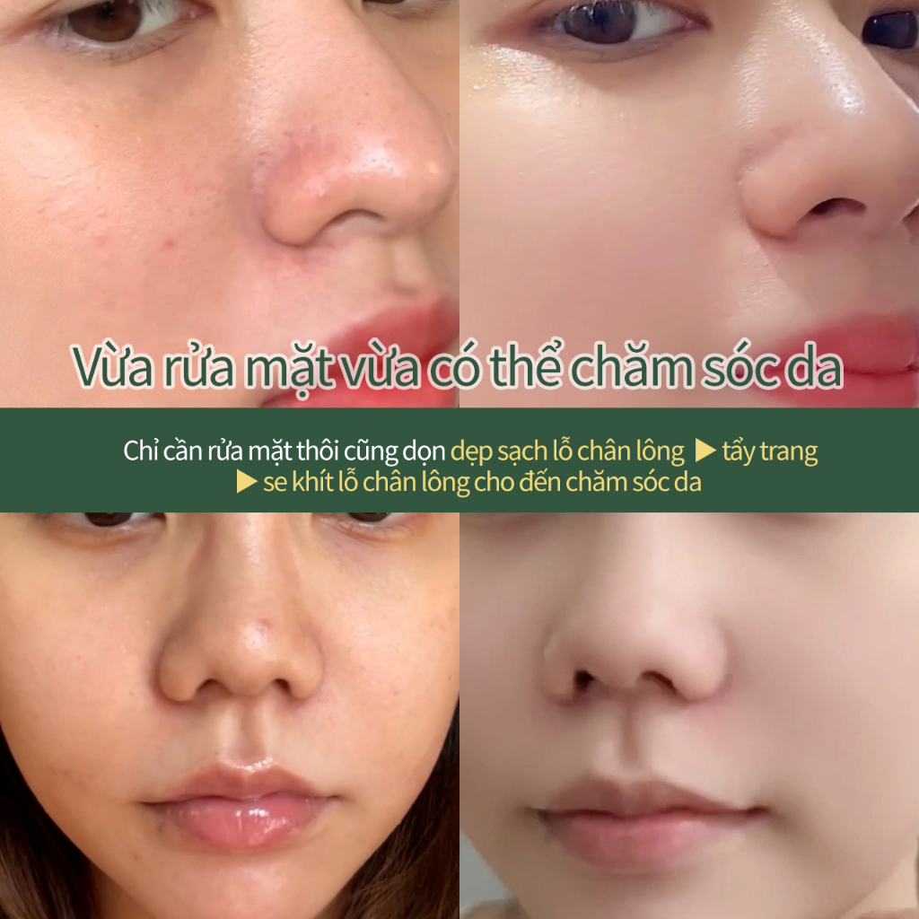 Ảnh Moon Cat Real Green Tea Pore Deep Cleanser 100ml + Moon Cat Rich Moist Green Tea Sleeping Mask 75ml Pore careSET 2