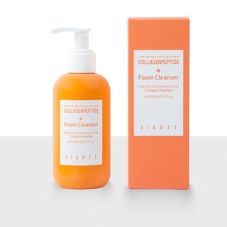 Sữa rửa mặt tạo bọt Jigott Collagen Peptide Foam Cleanser 200ml