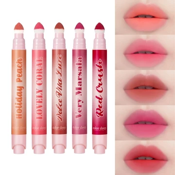 [Color Deep] Son Tint Lip Tint Tulip Bong MỚI (4.2g) – Son Tint dạng lỏng K-Beauty với màu lâu trôi 72 giờ, Công thức dưỡng ẩm, Chống thấm nước & Chống mặt nạ, Ứng dụng bút bấm tiện lợi
