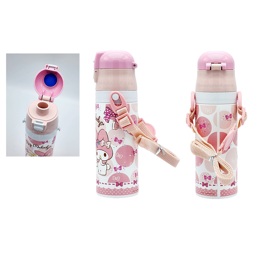 [SKATER] Bình nước giữ nhiệt không gỉ MyMelody 470ml SDC4 Tokimeki Ribbon