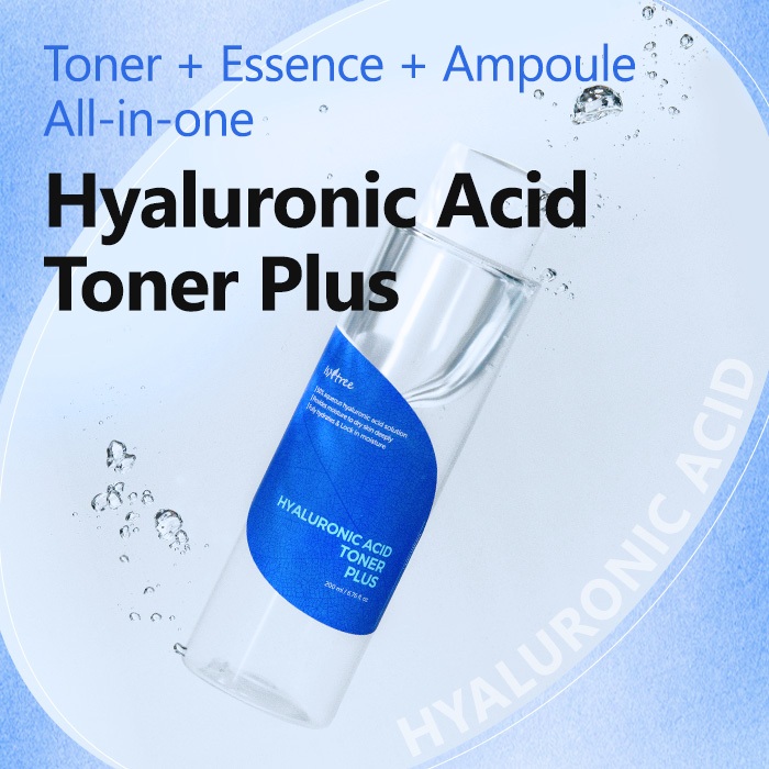 ISNTREE Toner Cấp Ẩm Chuyên Sâu Hyaluronic Acid Plus 200ml