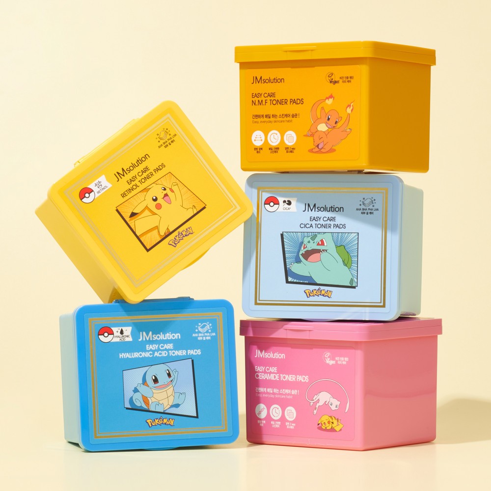 HỘP TONER PAD JM SOLUTION X POKEMON 70 MIẾNG/ 4 LOẠI/ SHIP