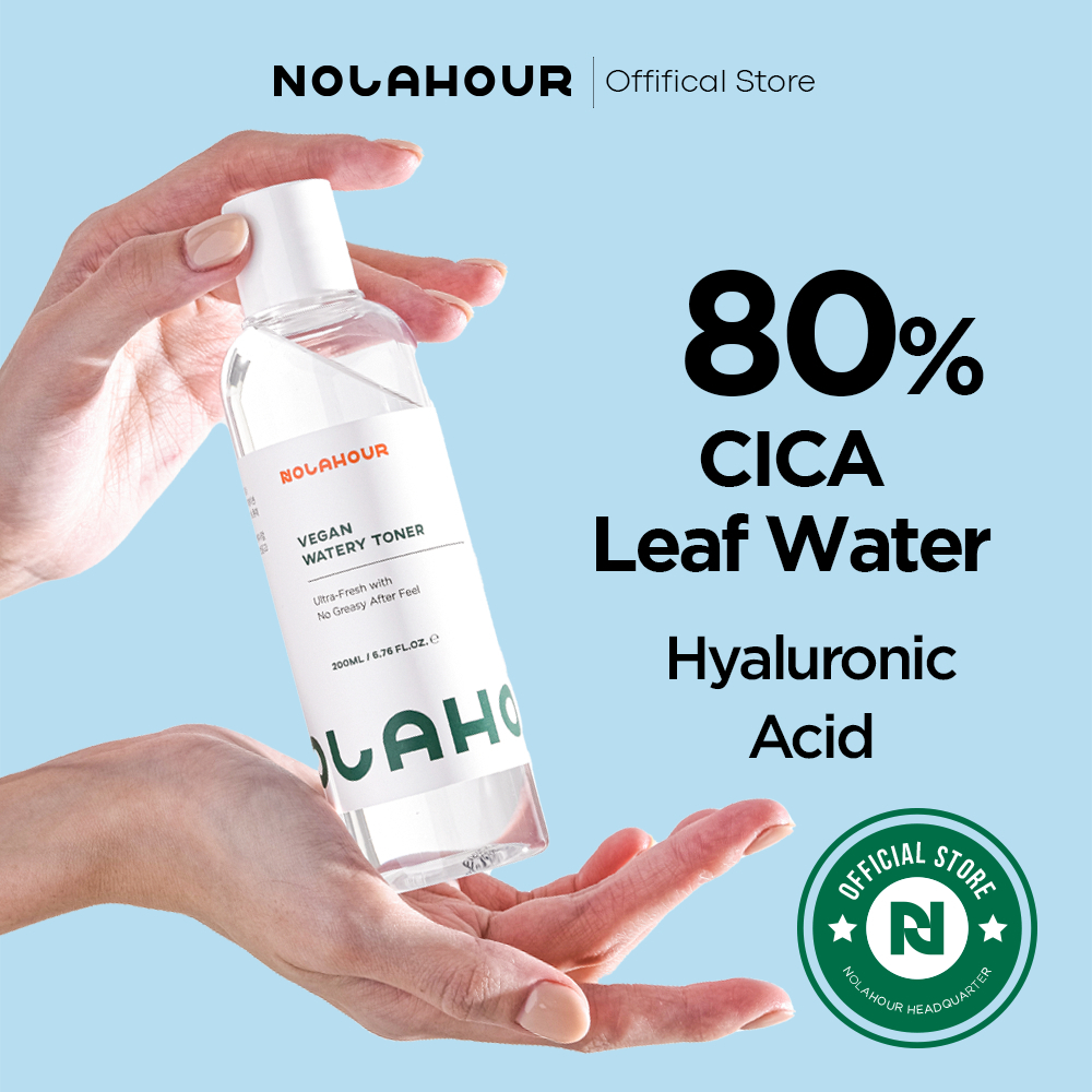 NOLAHOUR Toner Vegan Dạng Nước Cho Da Mụn Nhạy Cảm, Làm Dịu Da & Cấp Ẩm Sâu Mỗi Ngày