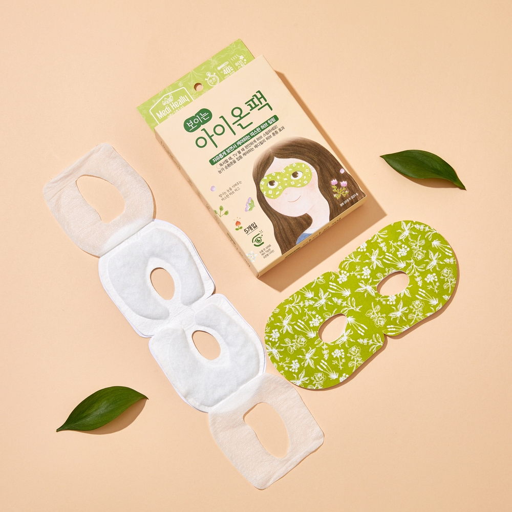 MEDI HEALLY Mặt nạ thảo dược xông hơi mắt hộp 5 gói