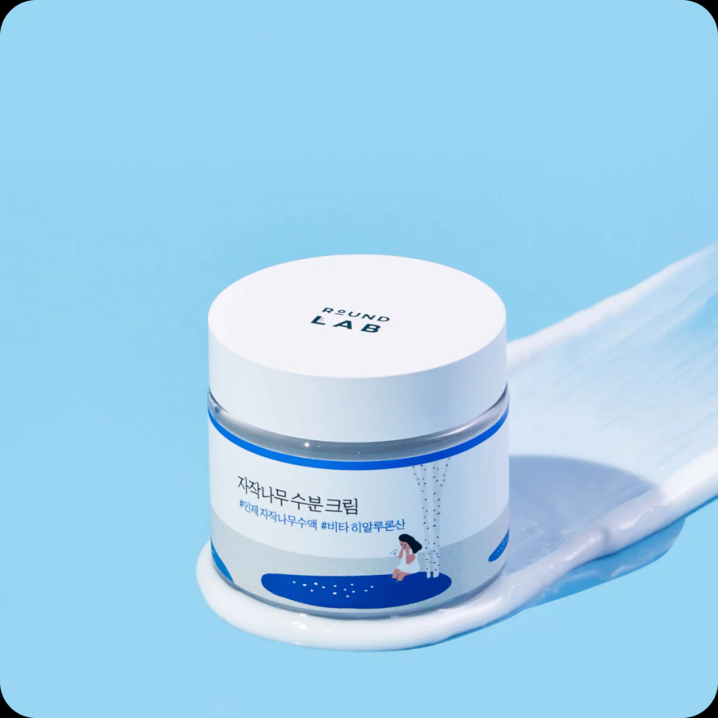 Kem dưỡng da Round Lab Birch Juice Moisturizing Cream 80ml dưỡng ẩm cải thiện độ đàn hồi da (KHÔNG Hộp)