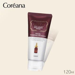 Sữa rửa mặt tạo bọt chuyên sâu Coreana ORTHIA Perfect Collagen 28 Days Intensive Ampoule Facial Foaming Cleanser 120ml