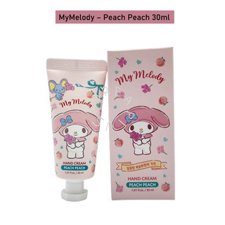 [Sanrio] Kem dưỡng da tay cầm tay dưỡng ẩm 30ml (MyMelody / Kuromi / Cinnamoroll) Sản xuất tại Hàn Quốc