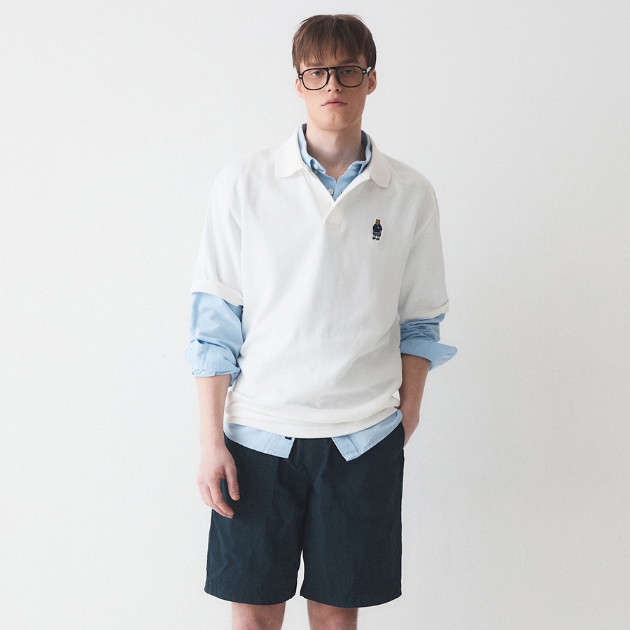 Ảnh Áo Thun Steve Collar T-Shirt Unisex Style I WHHAE2411U / WHHAE3791U 2