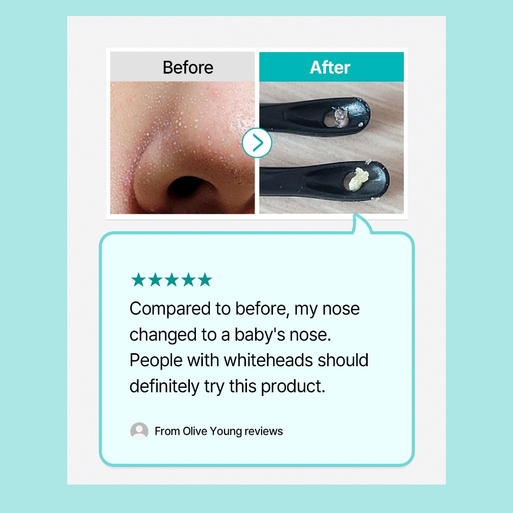 Mặt nạ ủ mụn loại bỏ mụn đầu đen, sợ bã nhờn ilso NATURAL MILD CLEAR NOSE PACK Hộp 10 miếng