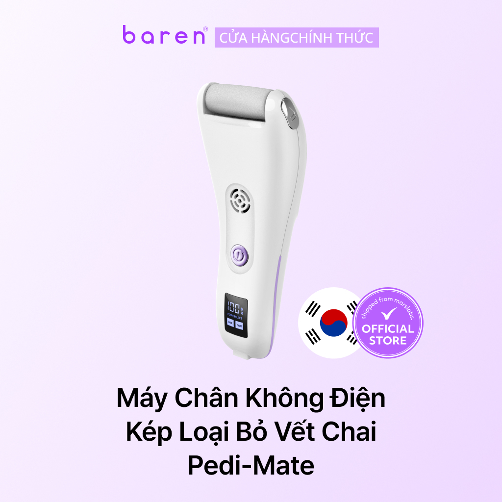 baren Máy Chân Không Điện Kép Loại Bỏ Vết Chai Pedi-Mate