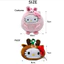 Túi đựng mặt Hello Kitty Bộ sưu tập búp bê Chăm Vòng chìa khóa túicharm Túi kẹp diasokorea 1032171 1041349