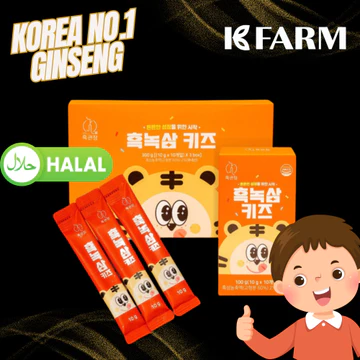[K-farm] Que chiết xuất nhân sâm đen cao cấp Hàn Quốc dành cho trẻ em 10g * 30 que