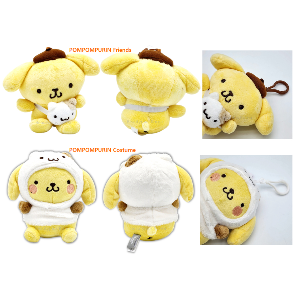 [Sanrio] Vòng móc khóa túi đựng búp bê POMPOMPURIN