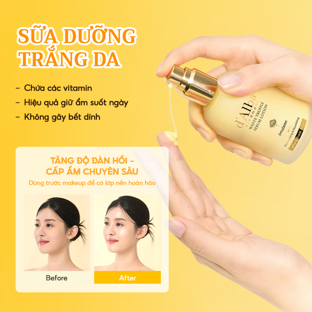 Ảnh Sữa Dưỡng Ẩm Truffle Trắng 100ml 2