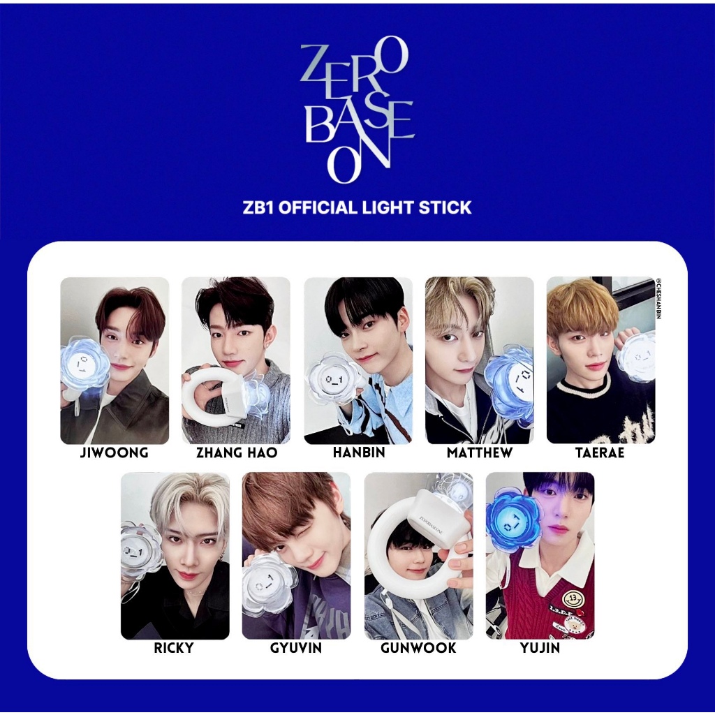 Zerobaseone - Thẻ ảnh chính thức LIGHT STICK CHÍNH THỨC | Shopee Việt Nam