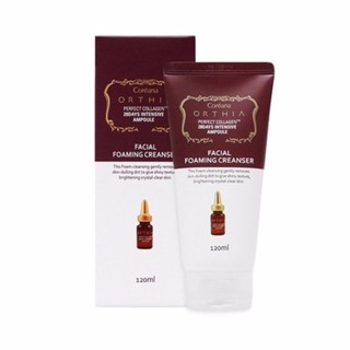 Sữa rửa mặt tạo bọt chuyên sâu Coreana ORTHIA Perfect Collagen 28 Days Intensive Ampoule Facial Foaming Cleanser 120ml