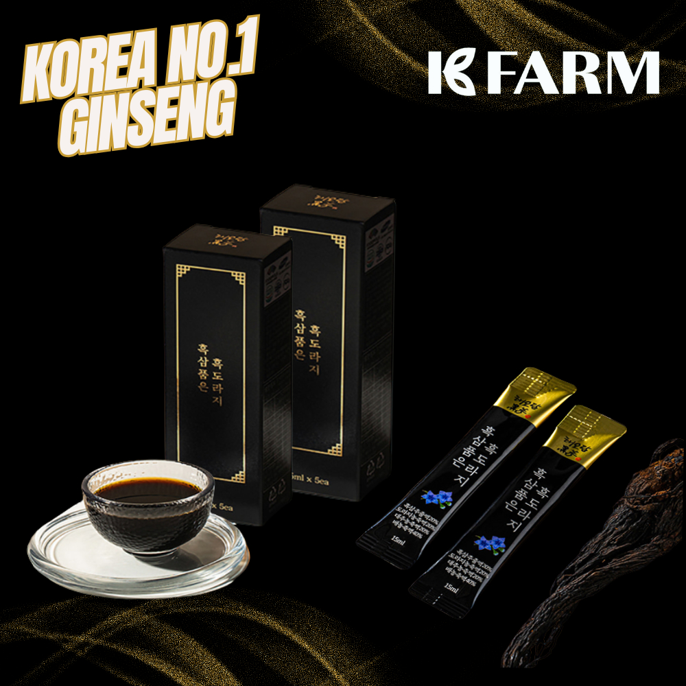 [K-farm] Gậy chiết xuất rễ nhân sâm & hoa chuông màu đen cao cấp ...