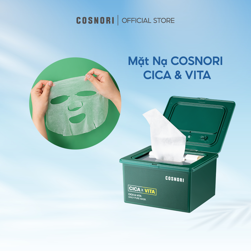 [COSNORI] MẶT NẠ NGUYÊN CHẤT HÀNG NGÀY CICA VÀ VITA