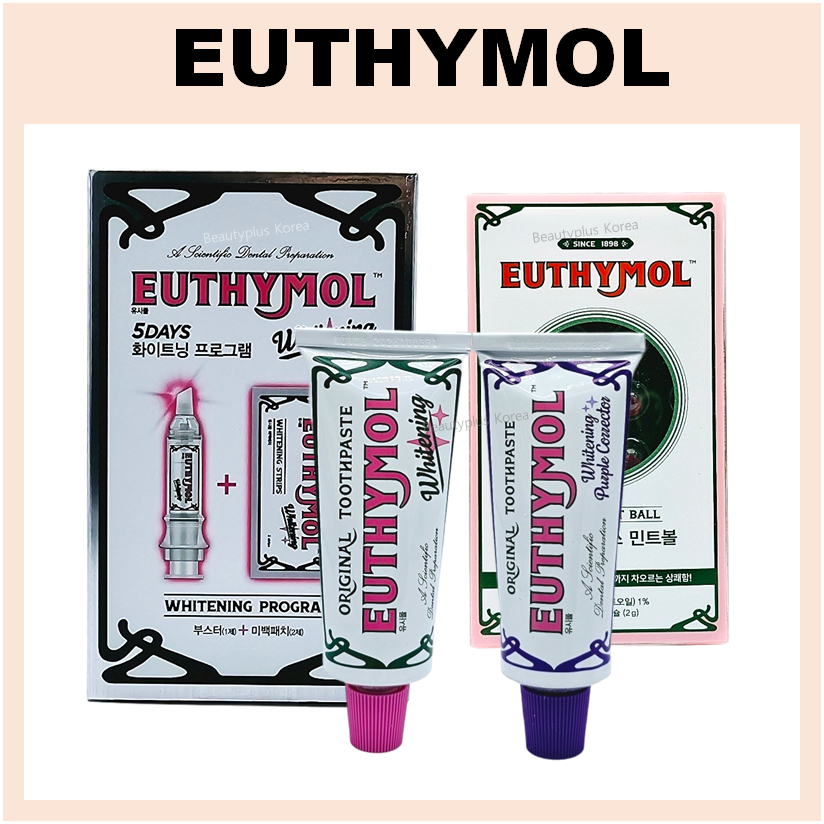 [Euthymol] Kem đánh răng & chăm sóc làm trắng da