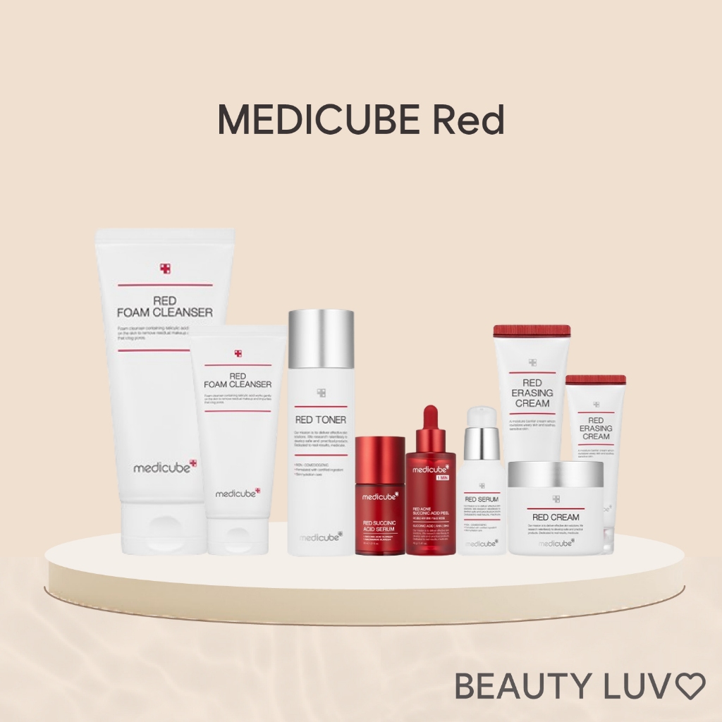 [Medicube] Red Line Collection / Foam Cleanser, Red Toner, Serum ...