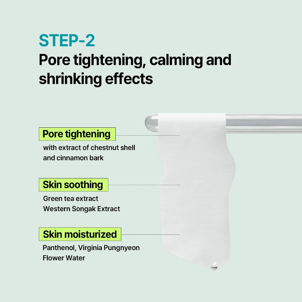 Mặt nạ ủ mụn loại bỏ mụn đầu đen, sợ bã nhờn ilso NATURAL MILD CLEAR NOSE PACK Hộp 10 miếng