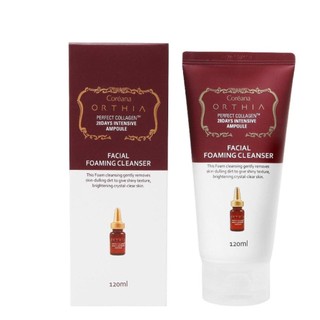 Sữa rửa mặt tạo bọt chuyên sâu Coreana ORTHIA Perfect Collagen 28 Days Intensive Ampoule Facial Foaming Cleanser 120ml