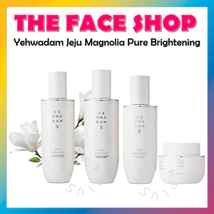 THE FACE SHOP Yehwadam Jeju Magnolia White / toner 160ml / 140ml núm vú / kem 50ml