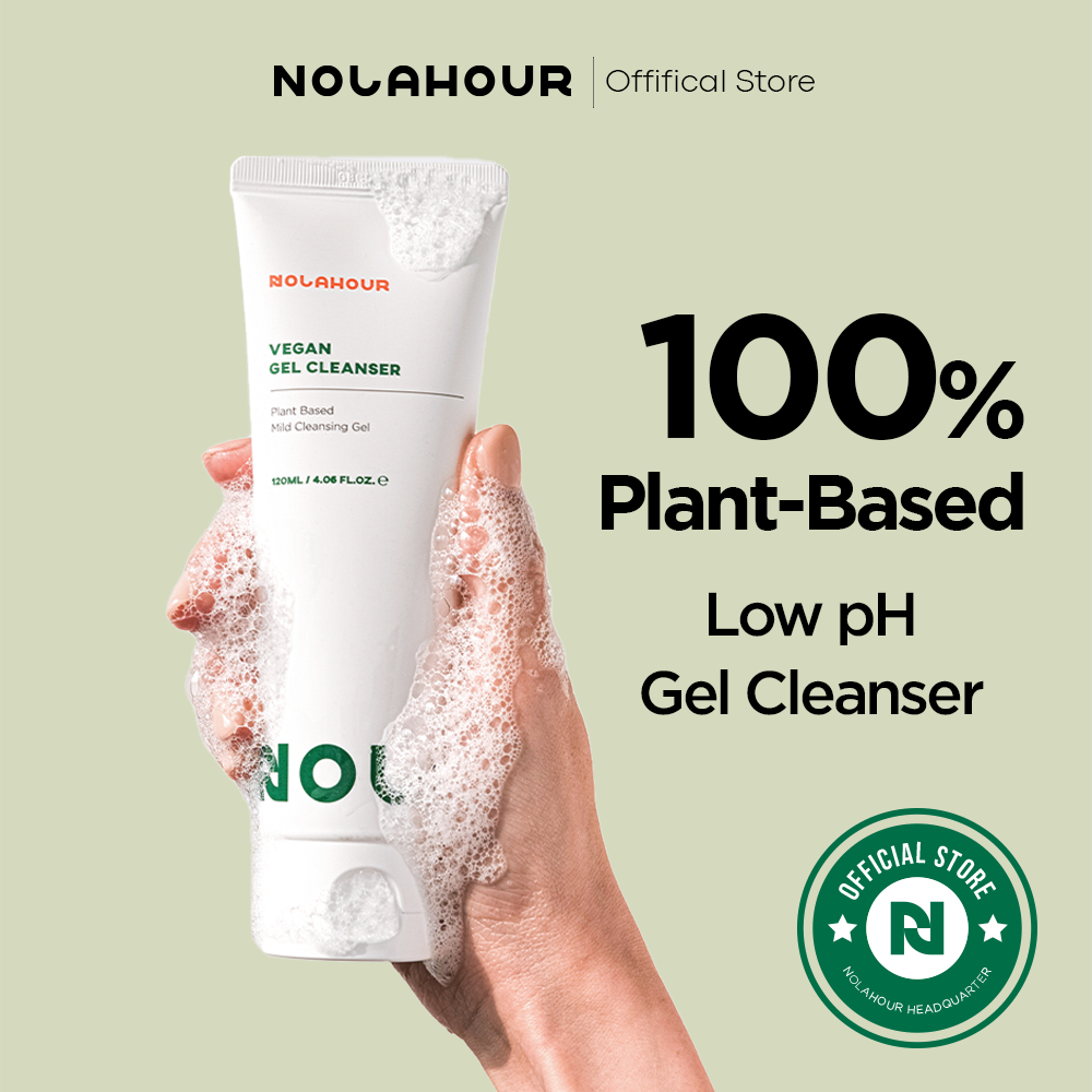 NOLAHOUR Sữa Rửa Mặt Dạng Gel Vegan Cho Da Mụn Nhạy Cảm, Làm Sạch Dịu Nhẹ Không Khô Căng