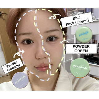 [Ipkn] Bột sửa mặt cá nhân (Xanh / Hoa oải hương)