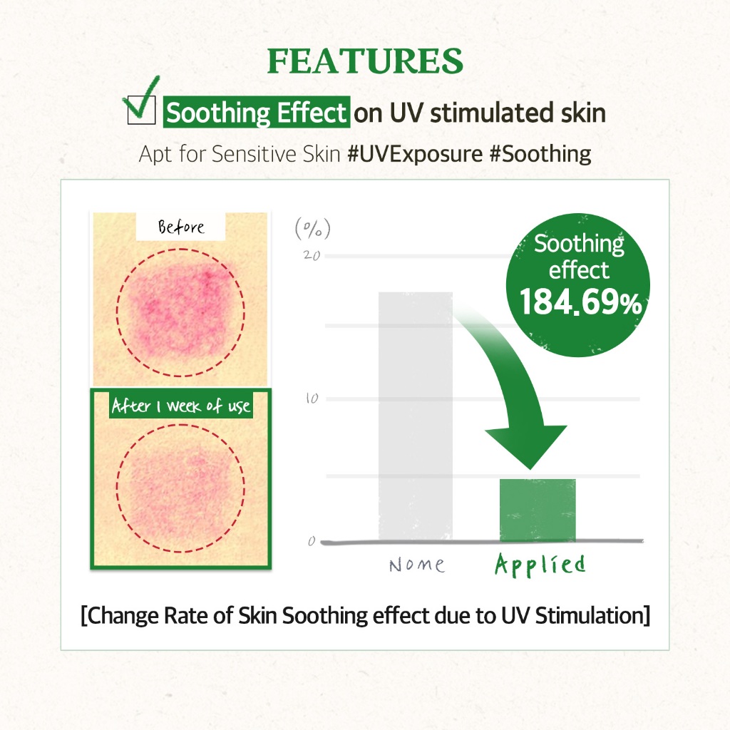 Ảnh Kem chống nắng vật lý Berry Soothing Physical Sunscreen 50ml SPF 50+ PA++++ / Giúp da trắng sáng rạng rỡ / Kem chống nắng siêu dịu nhẹ không gây kích ứng / Bảo vệ da khỏi tia UV và bụi mịn 3