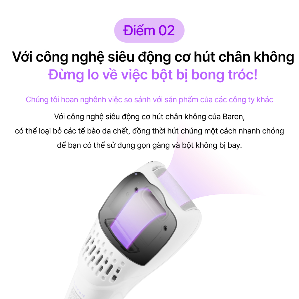 baren Máy Chân Không Điện Kép Loại Bỏ Vết Chai Pedi-Mate
