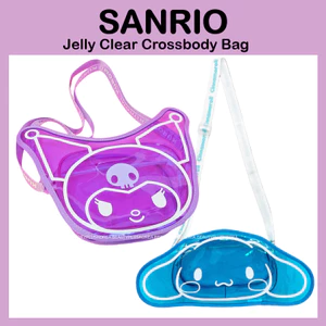 Túi đeo chéo Jelly Clear (Cinnamoroll / Kuromi) túi đi biển, túi bơi