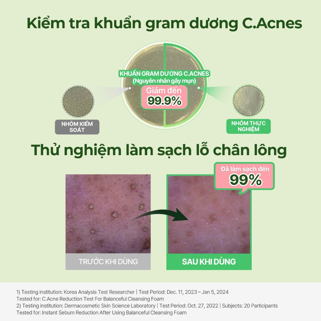 Ảnh [MINI] Sữa rửa mặt tạo bọt làm sạch da BALANCEFUL CICA, 50ml, Cleansing Foam 1