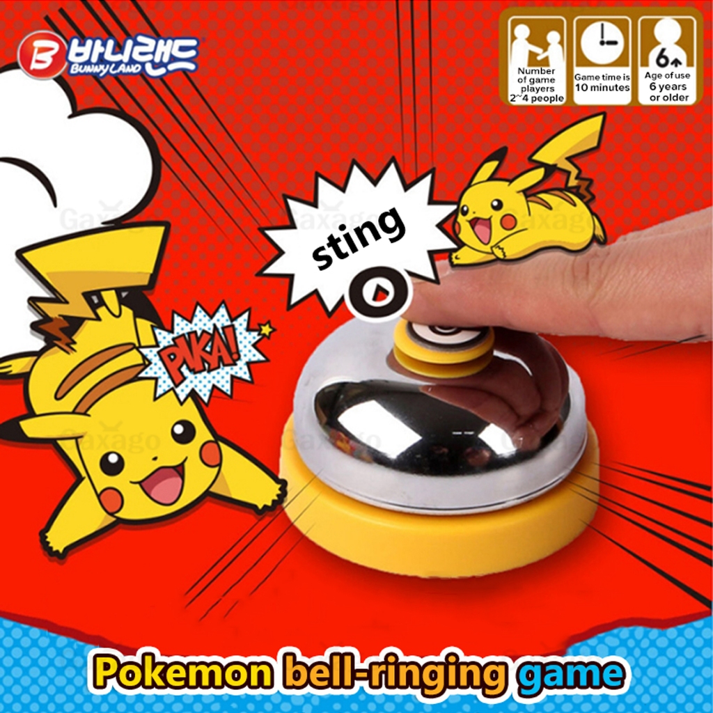 Trò chơi bảng Hàn Quốc Pokemon halli galli (Thẻ Pokemon 60ea)