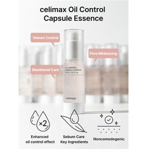 [Celimax] Tinh chất viên nang kiểm soát dầu 30ml