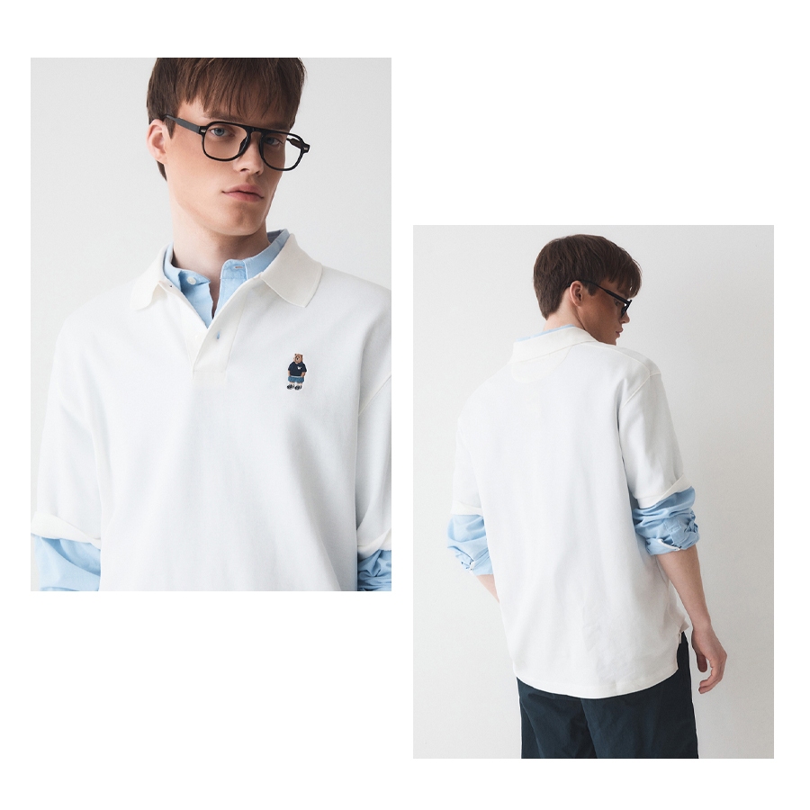 Ảnh Áo Thun Steve Collar T-Shirt Unisex Style I WHHAE2411U / WHHAE3791U 3