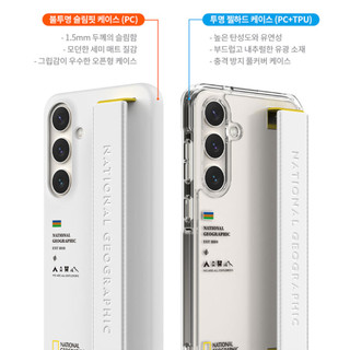 Ốp Lưng Địa Lý Quốc Gia Cho galaxy s24 ultra plus iphone 15 pro max plus Rõ Ràng balck Tay Cầm Trắng