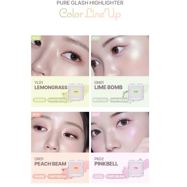 [2an] Highlighter Pure Glash 2.7g Từ Hàn Quốc