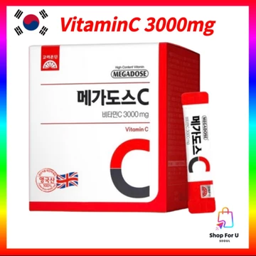 [Eundan Hàn Quốc] MEGADOSE C Vitamin C 3000mg Bột 3g x 60P Vitamin C Nguyên Chất