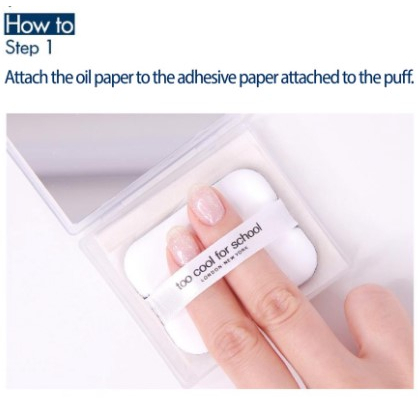 Giấy thấm dầu TOO COOL FOR SCHOOL Artclass By Rodin Finish Setting (Refill 100 tờ)