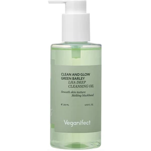 Veganifect Dầu tẩy rửa sâu Clean & Glow Green Barley LHA Pore 205ml